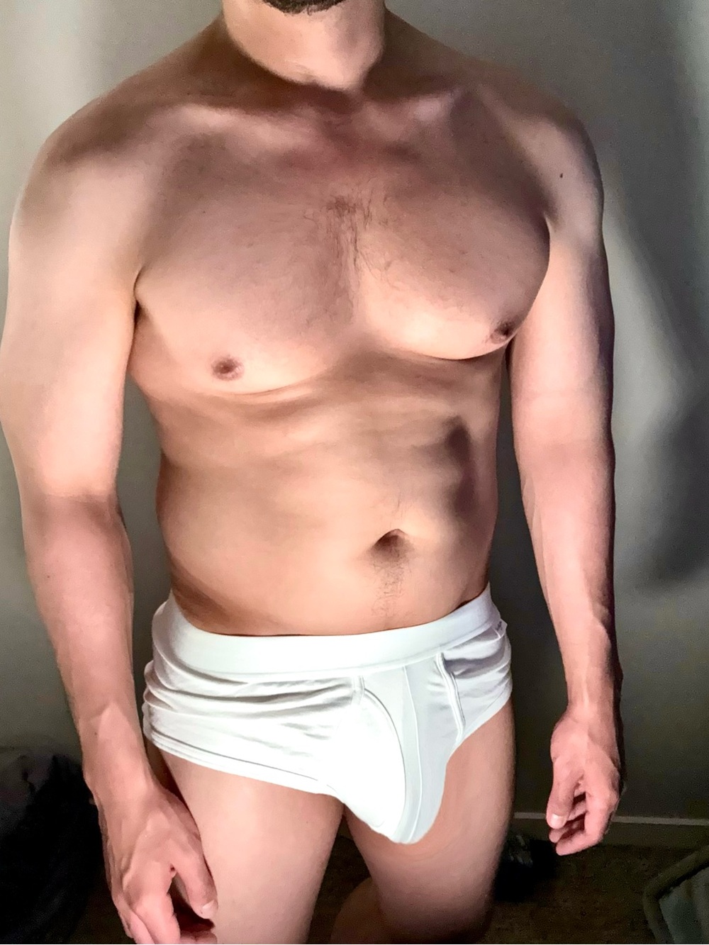 Men's White Cotton Briefs — Supportive Everyday Underwear